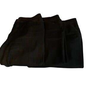 (3) LOT Democracy ABsolution Skinny Straight Jean Black Wash Dark Wash SZ 22W